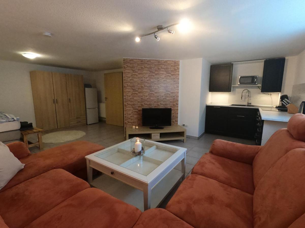 Ferienwohnung Am Teufelsloch Eckersdorf Esterno foto